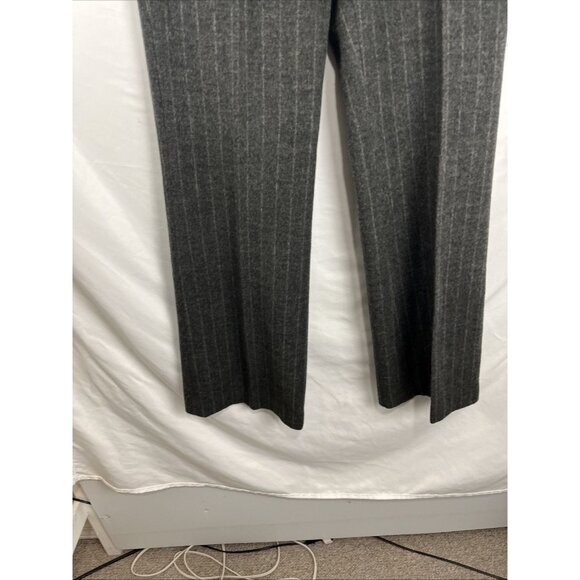 Charles Nolan New York Wool-Cashmere Blend Pinstripe Dress Pants Women's Size 6 - Picture 3 of 13